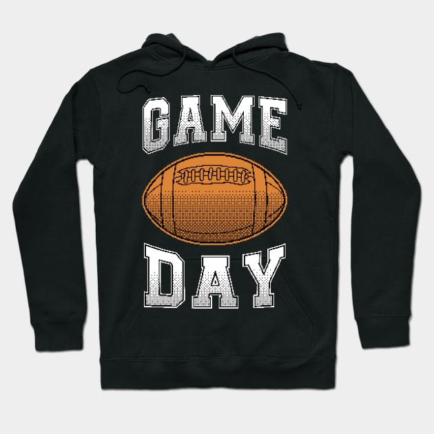 game day football (variant) Hoodie by Pixelwave